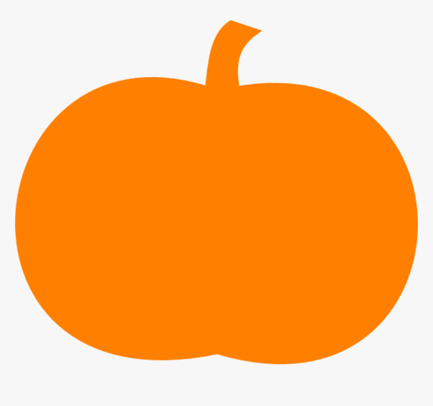 Pumpkin Vector Stem - Orange Pumpkin Clip Art, HD Png Download - kindpng.