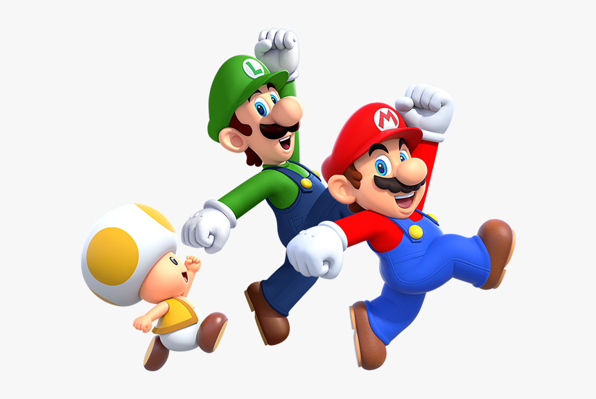 Super Mario Bros Deluxe Characters, HD Png Download, Free Download