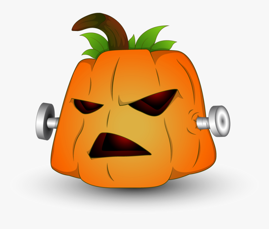 Halloween Frankenshtain Pumpkin Png Picture - Jack O Lantern Clipart, Transparent Png, Free Download