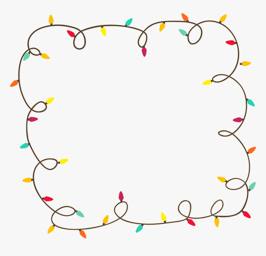 Christmas Lights Christmas Day Garland Vector Graphics - Christmas Lights Gif Transparent, HD Png Download, Free Download