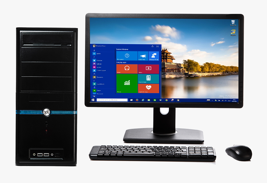 Windows Desktop Pc - Desktop Computer How Much, HD Png Download, Free Download