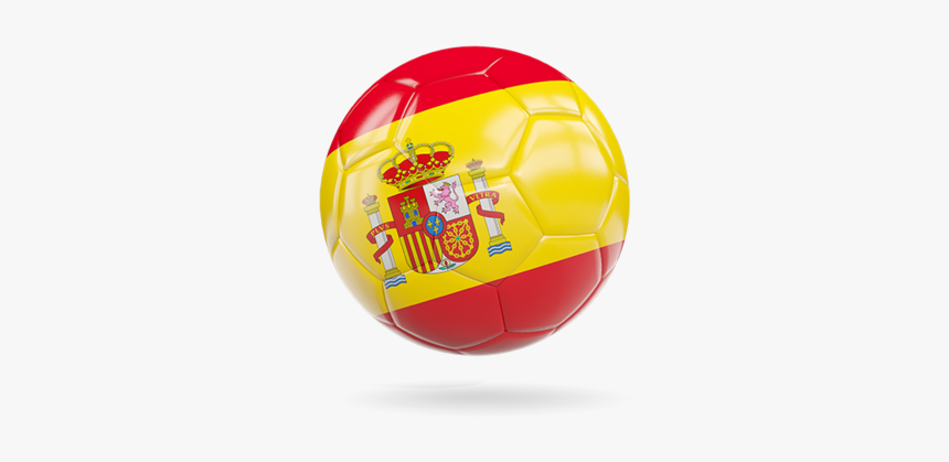 Glossy Soccer Ball - Soccer Ball Spain Flag Png, Transparent Png, Free Download