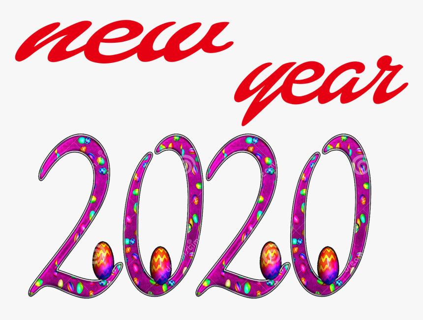 New Year Png Image 2020 Transparent Background - Oval, Png Download, Free Download