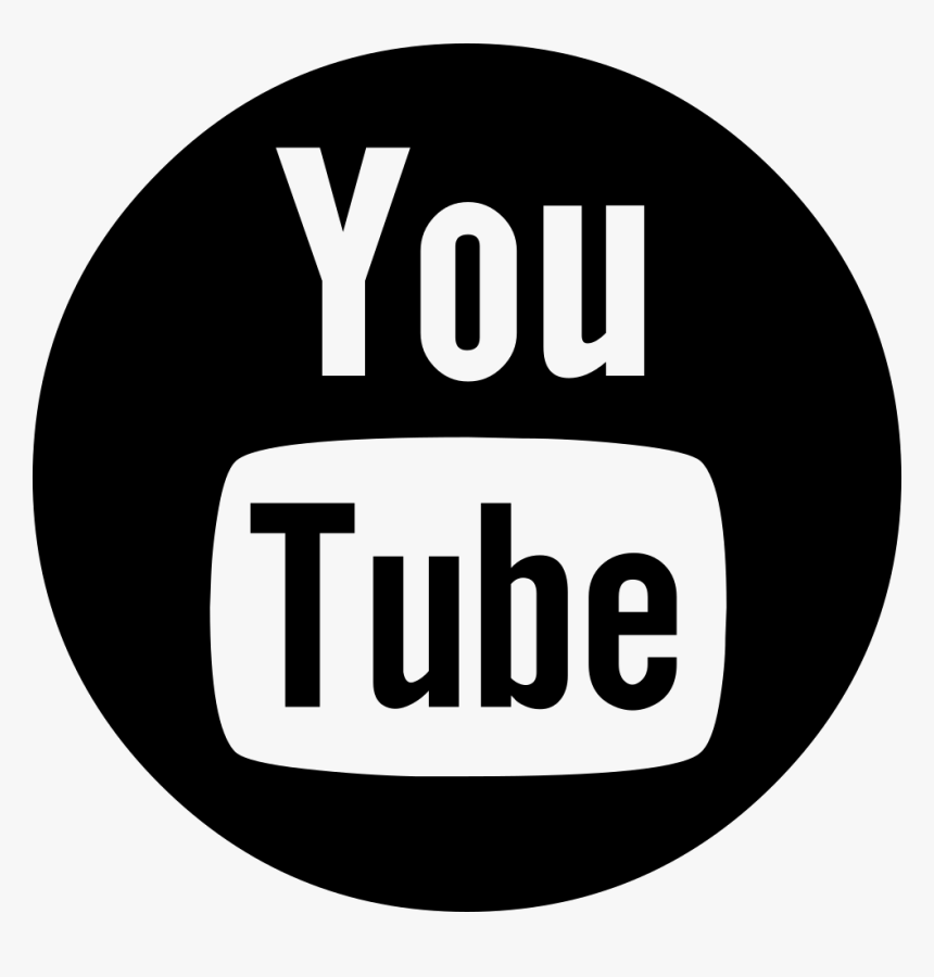 Youtube Circle Icon Png Youtube Black Logo Png Transparent Png