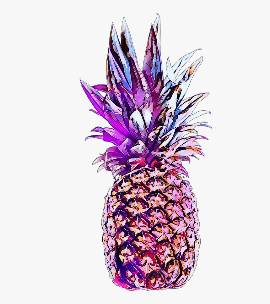 Transparent Pink Pineapple Png - Colorful Pineapples Clear Background, Png Download, Free Download