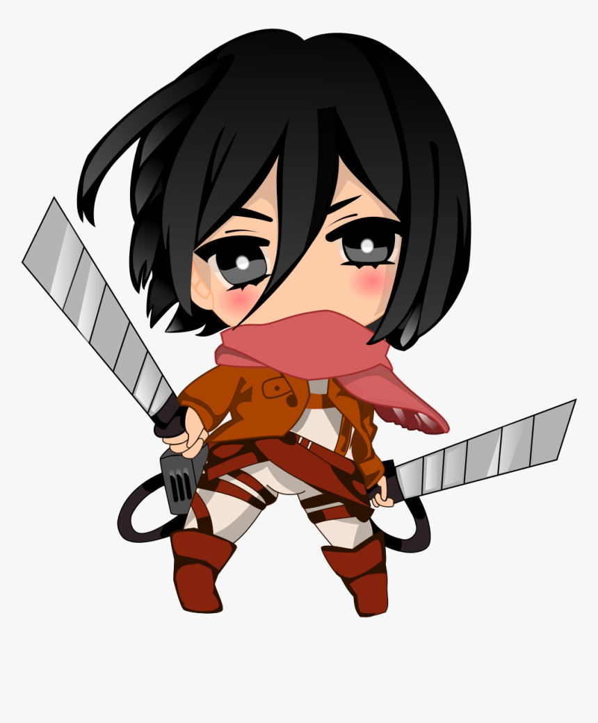 Attack On Titan Kawaii Mikasa, HD Png Download, Free Download