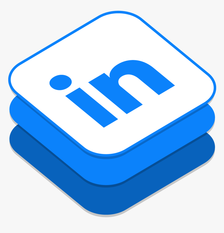 Linkedin Icon - Isometric Linkedin Icon, HD Png Download, Free Download