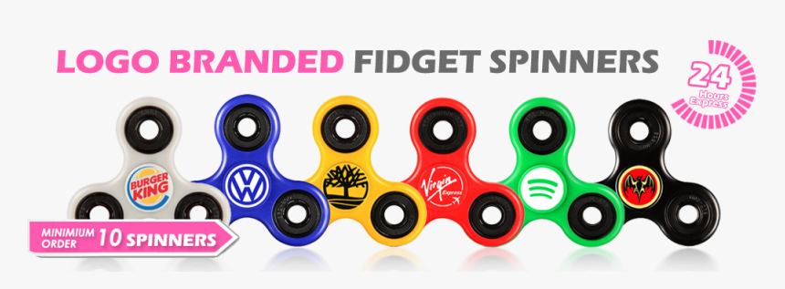 Logo Printed Fidget Spinners - Circle, HD Png Download, Free Download