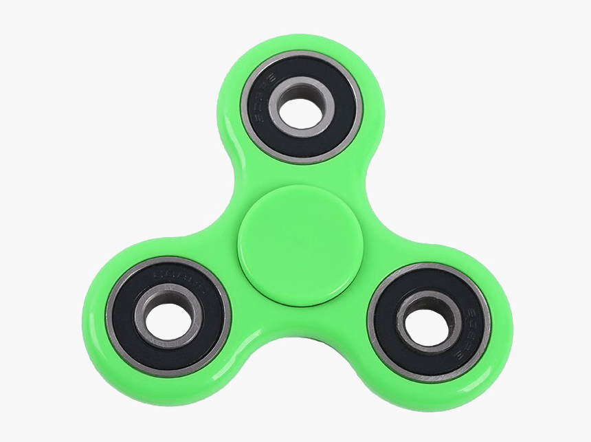 Fidget Spinner Png Download Image - Green And Black Fidget Spinner, Transparent Png, Free Download