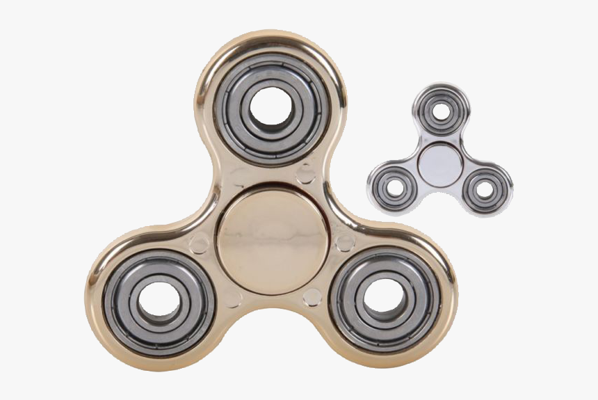 Metallic - Metal Fidget Spinner Transparent, HD Png Download, Free Download