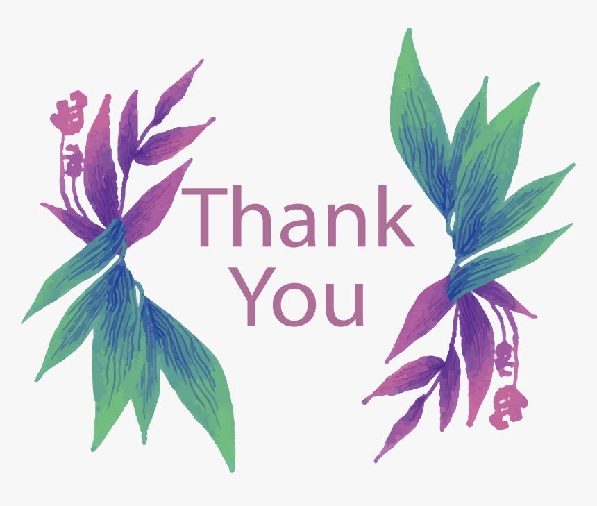 Euclidean Vector Leaf - Transparent Thank You Png, Png Download, Free Download
