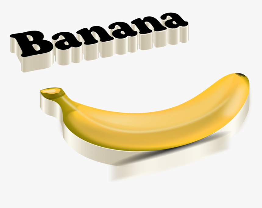 Banana Png Images - Saba Banana, Transparent Png, Free Download