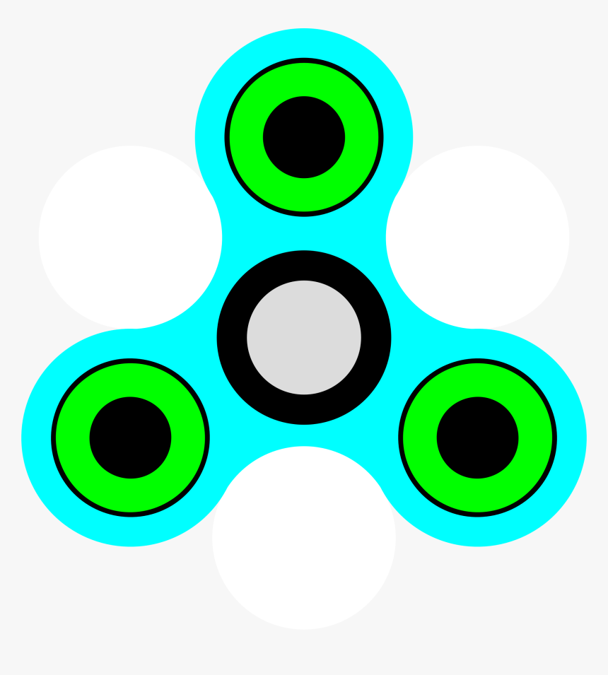 Big Image Png - Clip Art Fidget Spinner, Transparent Png, Free Download