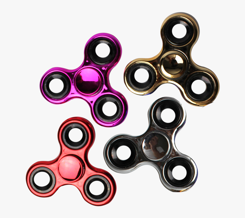 Metallic Fidget Spinner Pink, HD Png Download, Free Download
