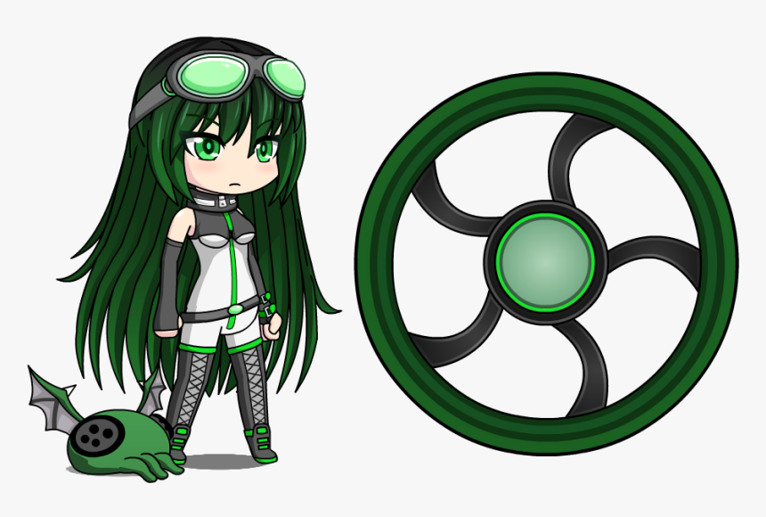 Toxic Carolina [anime Fidget Spinner] By Lunimegames - Gacha Studio Daisy Baka, HD Png Download, Free Download