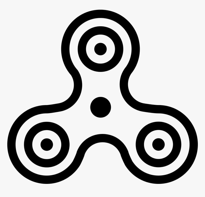 Fidget Spinner Clip Art Transparent Png , Png Download - Fidget Spinner Icon, Png Download, Free Download