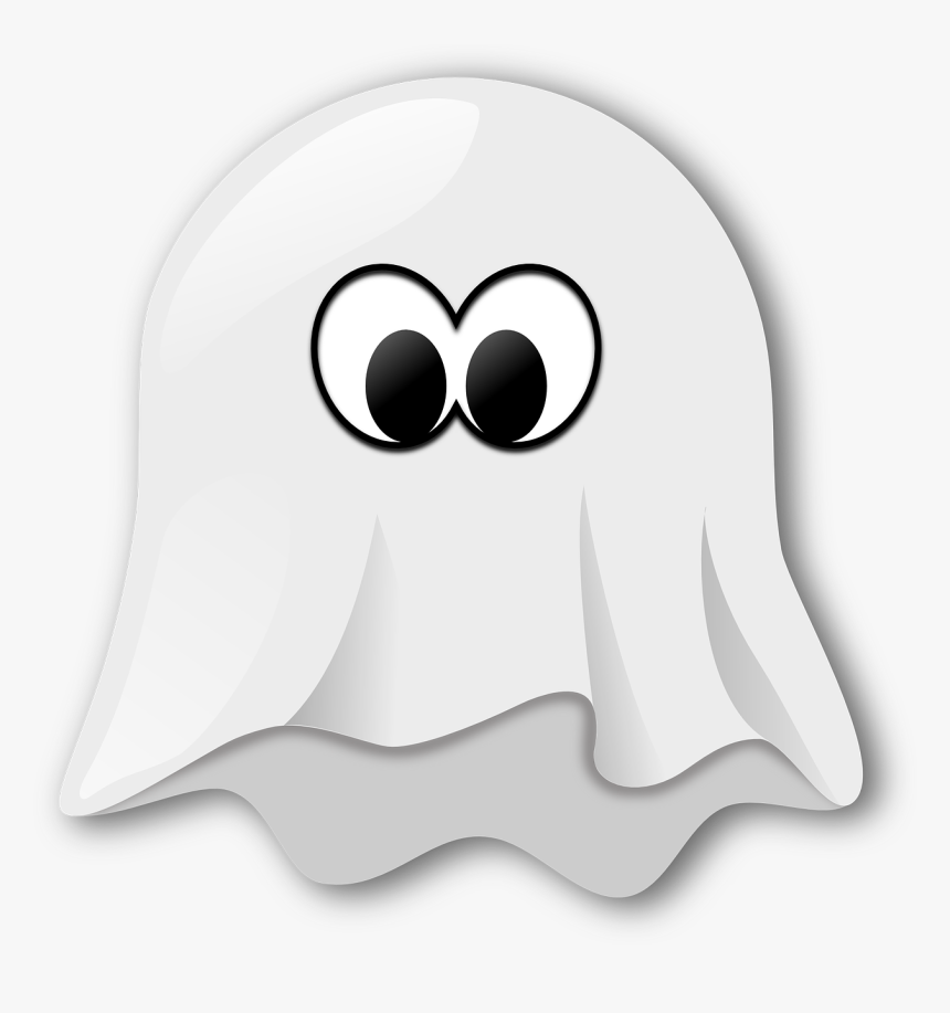 Ghost Spooky White Vector Graphic Pixabay - Funny Spooky Ghost, HD Png Download, Free Download