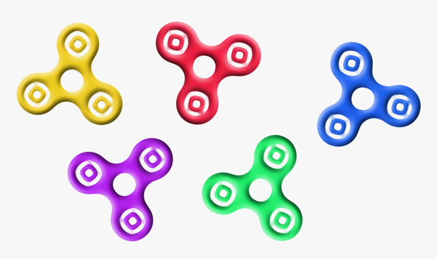 Fidget, Spinners, Toy, Stress, Relieving, Rotating - Fidget Spinner Free Clipart, HD Png Download, Free Download