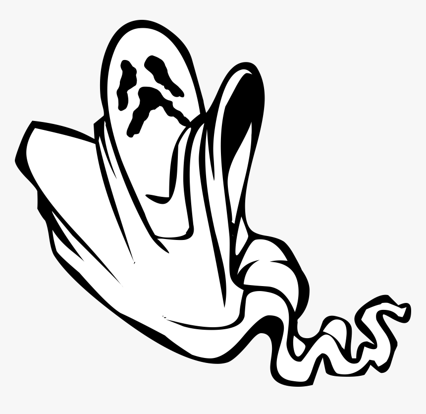 Ghost Clipart Image Scary Clip Art Free Transparent - Scary Ghost Clipart, HD Png Download, Free Download