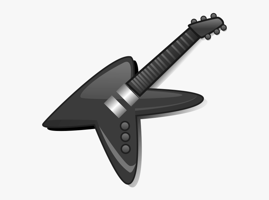 Black Guitar, HD Png Download, Free Download