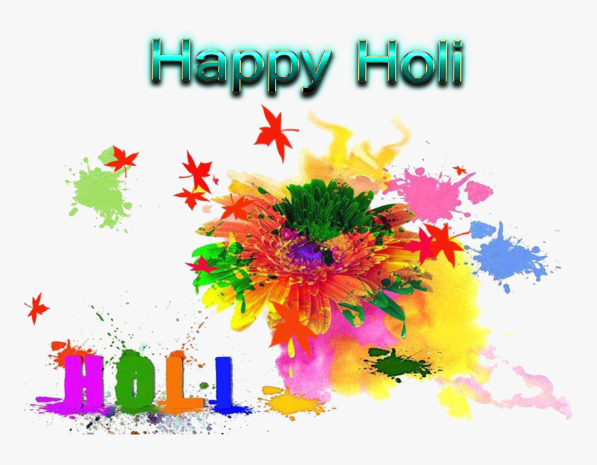 Happy Holi Png Free Background - Happy Holi, Transparent Png, Free Download