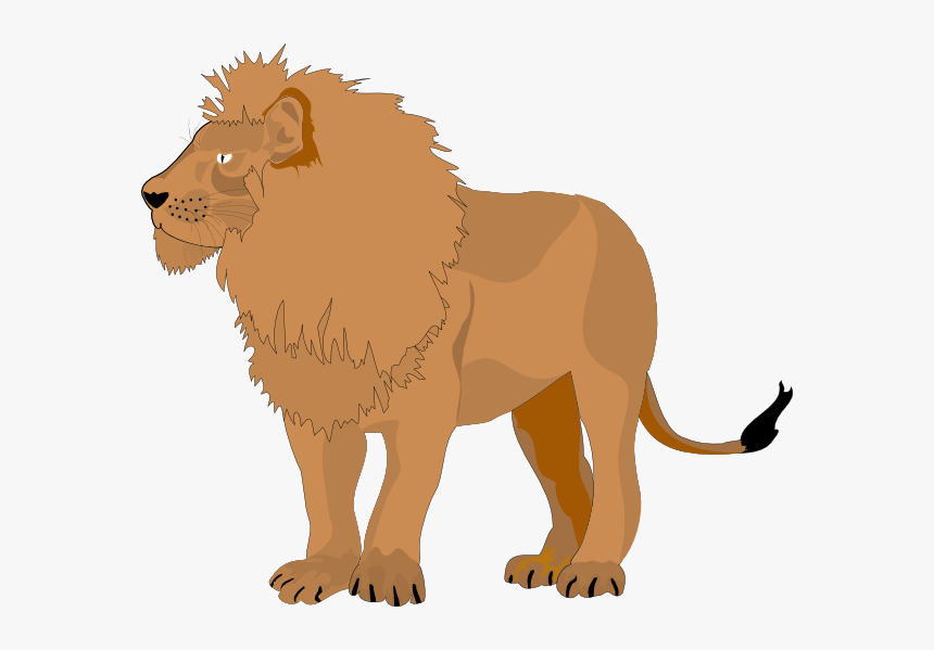 Brown Lion Svg Clip Arts - Brown Lion Clipart, HD Png Download, Free Download