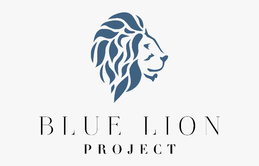 Blue Lion - Graphic Design, HD Png Download, Free Download