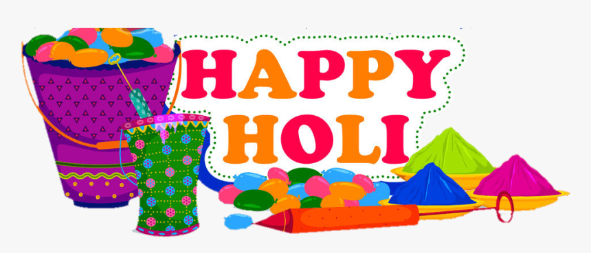 Happy Wishes In Hindi With Name - Happy Holi 2018 Png, Transparent Png, Free Download