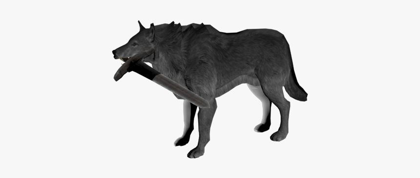 Grey Wolf Png File - Skyrim Sif The Great Grey Wolf, Transparent Png, Free Download