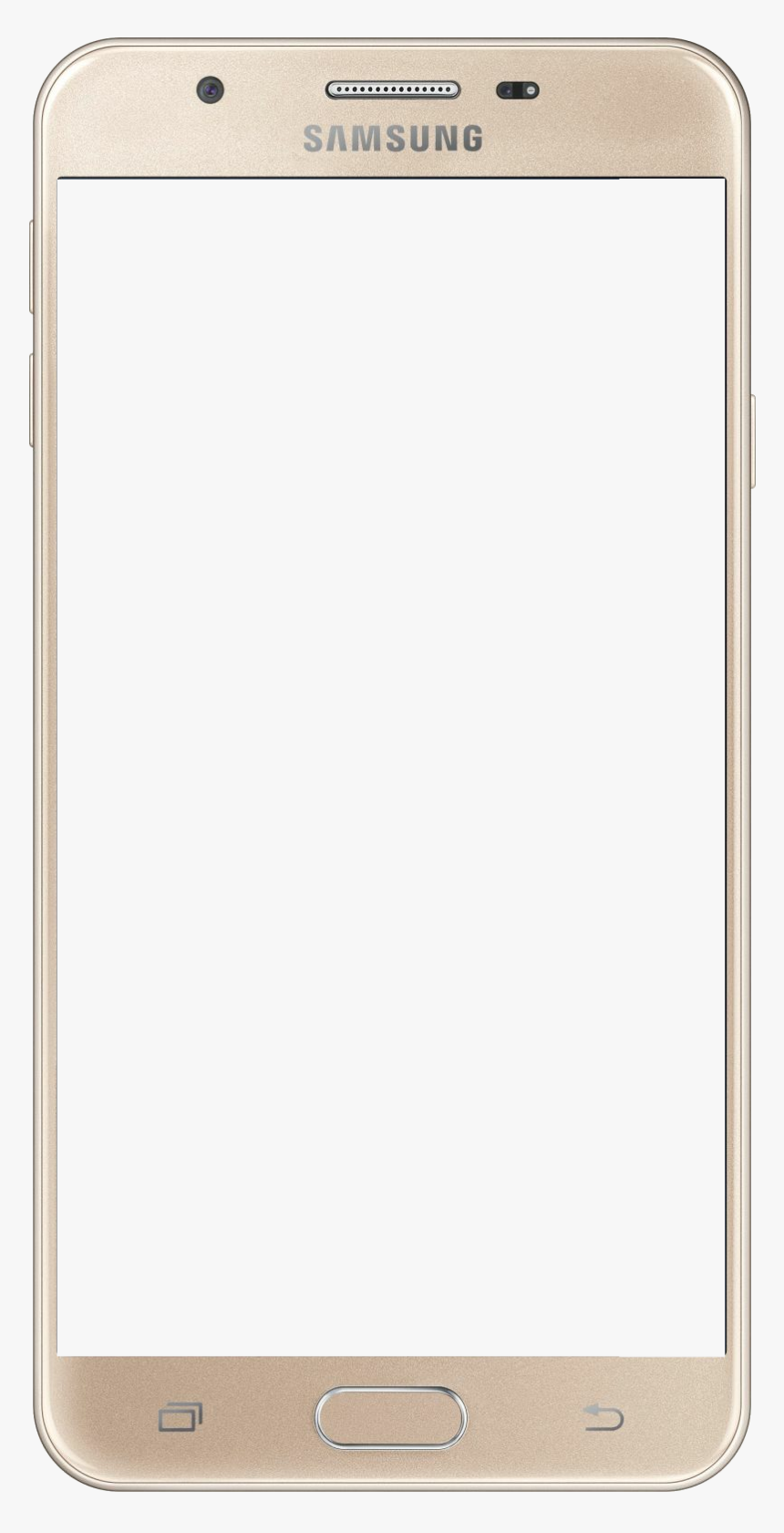 Transparent Iphone Frame Png - Samsung J7 Mobile Frame Png, Png Download, Free Download
