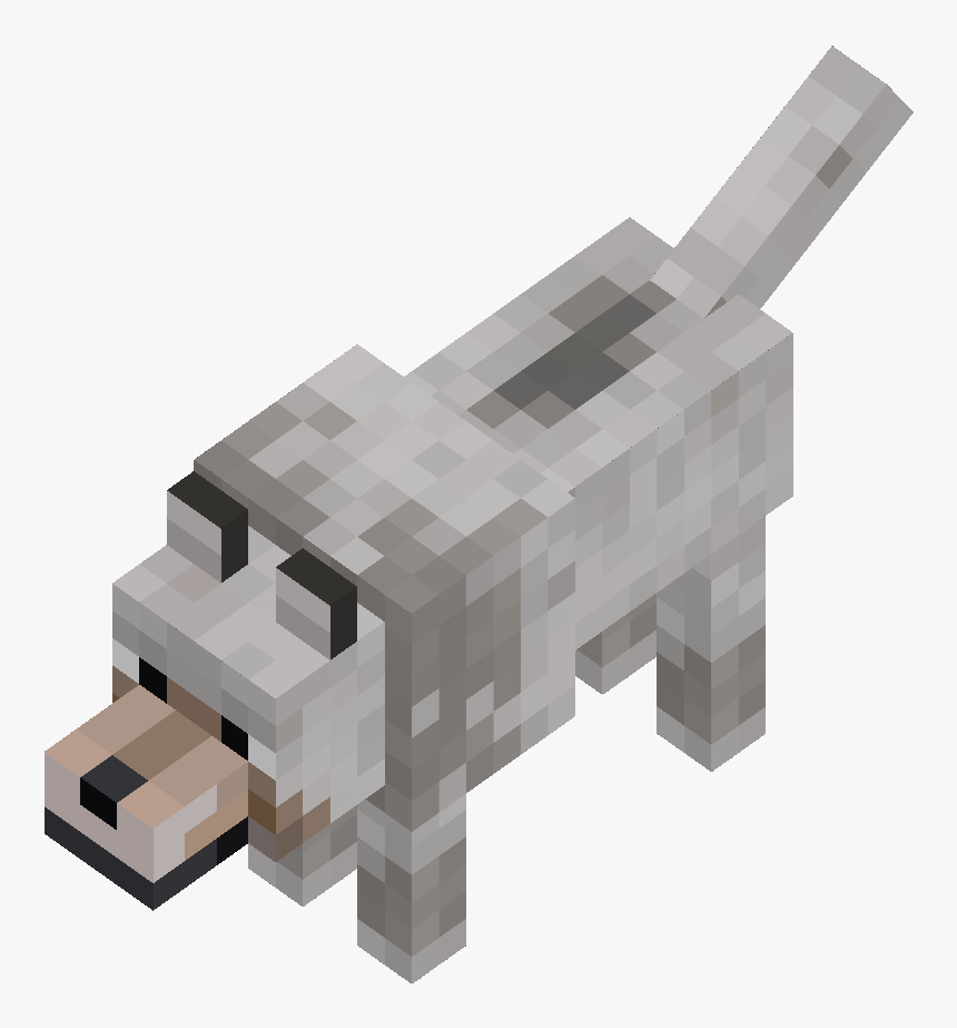 Minecraft Wolf Png - Transparent Minecraft Wolf, Png Download, Free Download