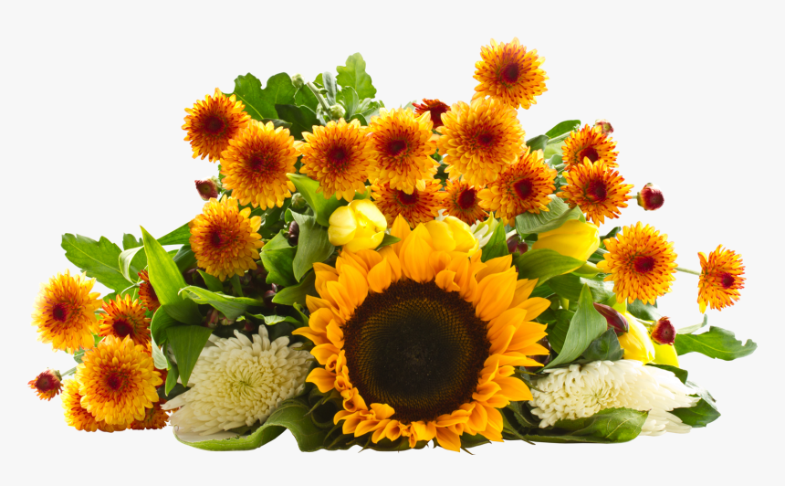 Sunflower Bouquet Png - Transparent Background Flowers Bouquet Png, Png Download, Free Download