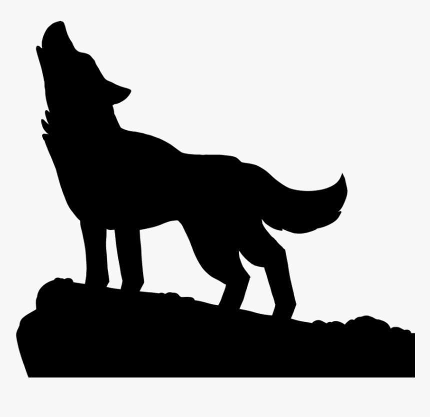 Wolf Silhouette Transparent At Getdrawings - Transparent Background Wolf Silhouette Png, Png Download, Free Download