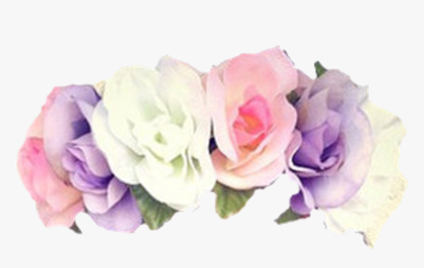 Flowers Flower Floral Crowns Crown Roses Rose - Aesthetic Flower Crown Transparent, HD Png Download, Free Download