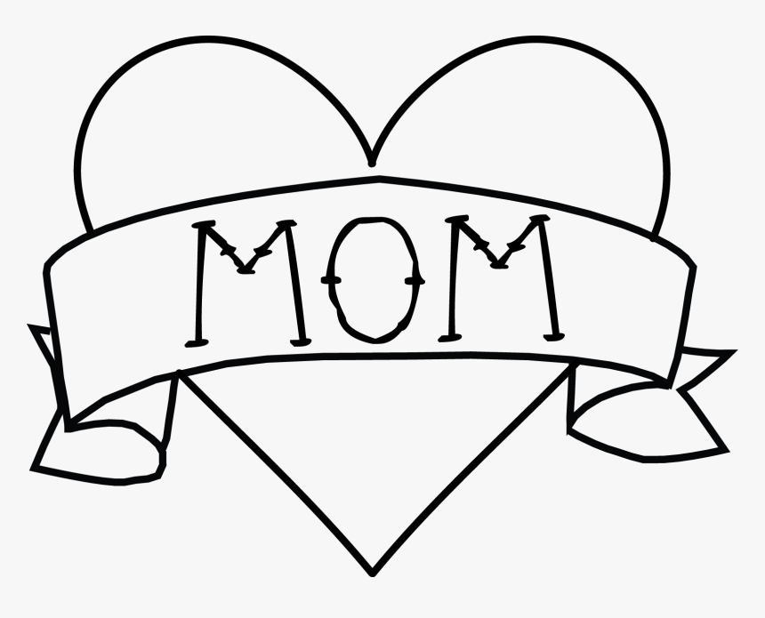 Mom Tattoo Png - Banner Clipart Transparent Background, Png Download, Free Download