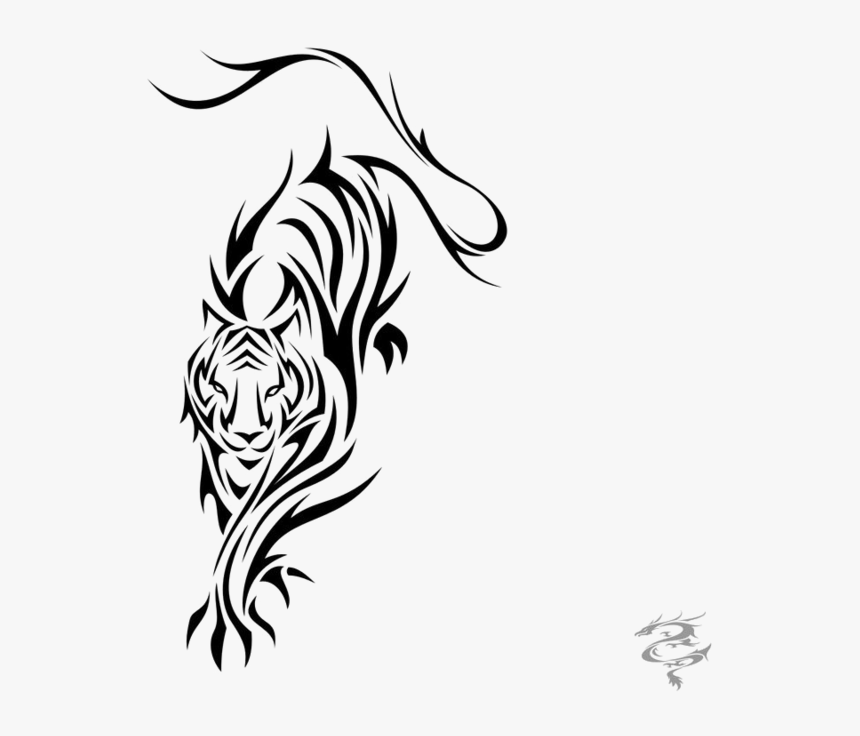 Transparent Tiger Head Clipart - Tiger Tattoo Png, Png Download, Free Download