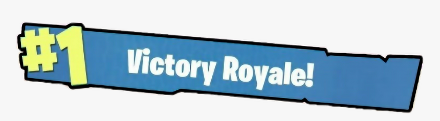 Victory Royale Signage Graphics Png Clipart - Victory Battle Royale Png, Transparent Png, Free Download