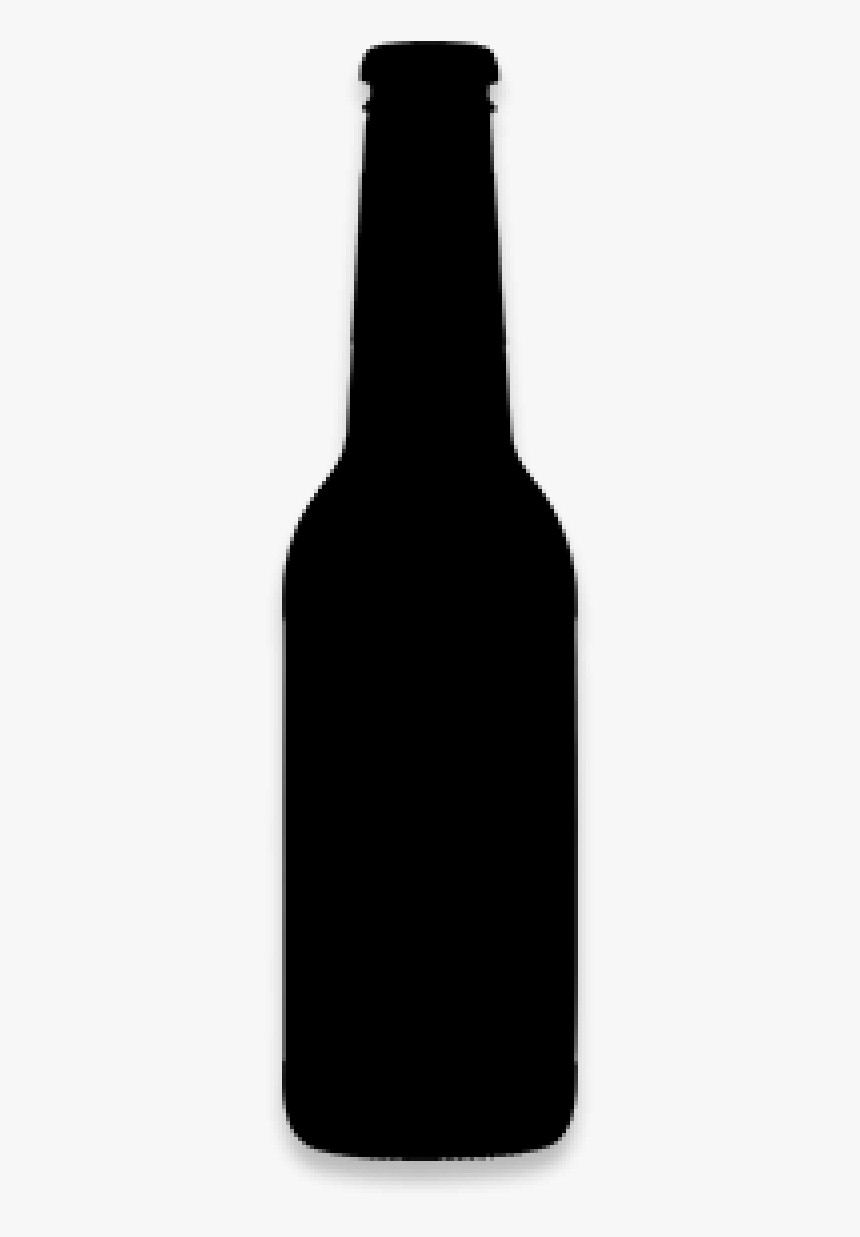 Beer Bottle Clip Art Vector Graphics - Black And White Beer, HD Png Download, Free Download