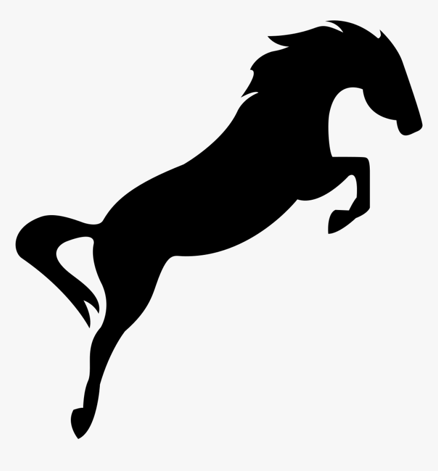 Horse Logo Silhouette - Horse Silhouette Jump, HD Png Download, Free Download