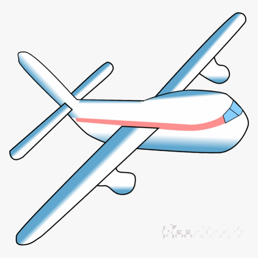 Airplane Transparent Background Plane Clipart Aircraft - Cartoon Aeroplane Transparent Background, HD Png Download, Free Download