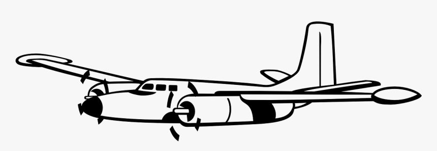 Propeller Airplane Clip Art, HD Png Download, Free Download