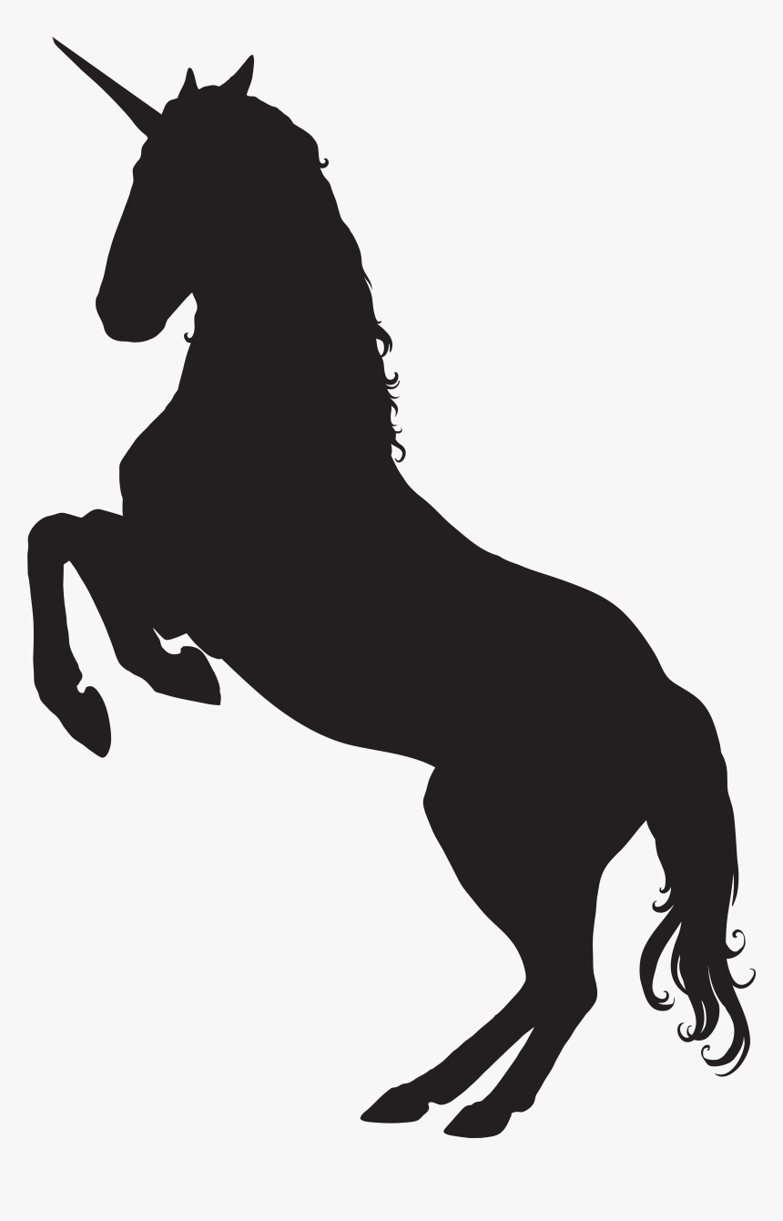 Mane - Unicorn Silhouette Png, Transparent Png, Free Download