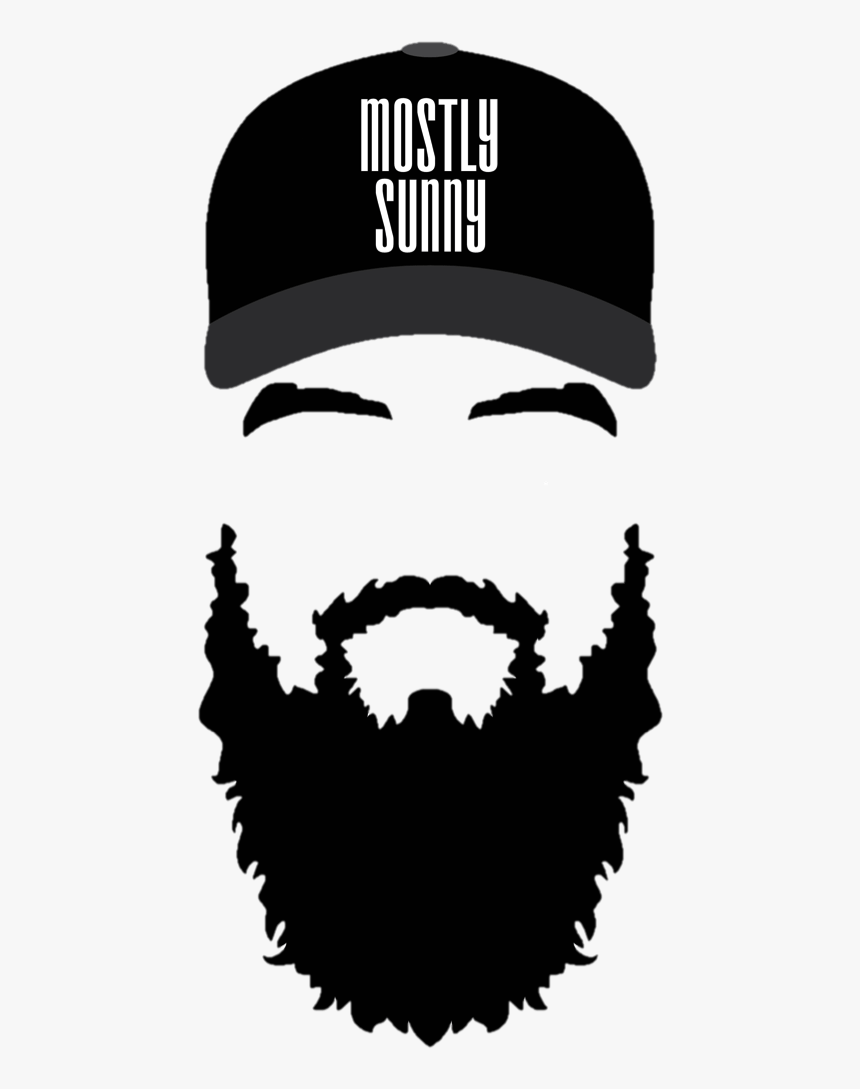 Beard Png Download - Black Man Beard Silhouette, Transparent Png, Free Download