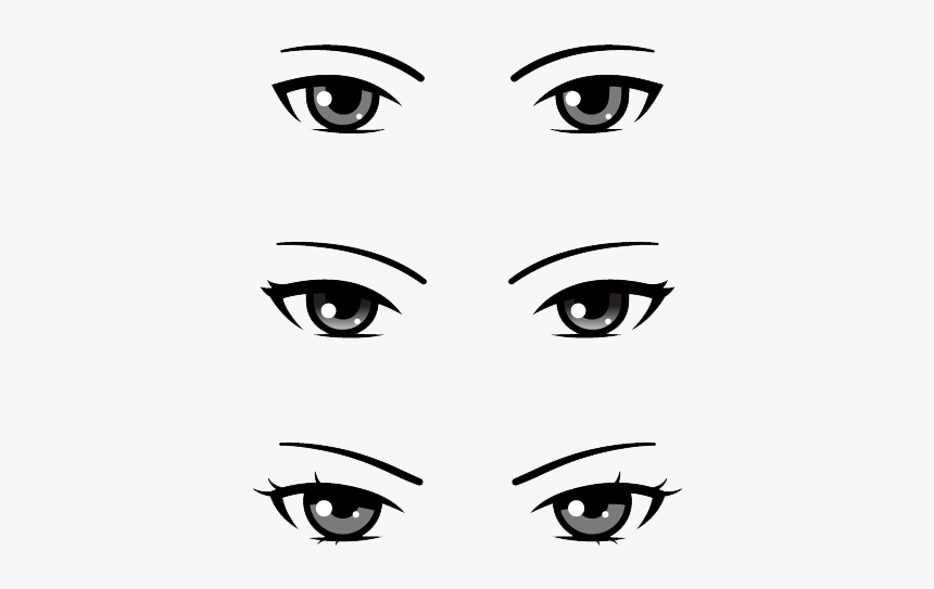 Eyes Png Hd Wallpaper - Cara Menggambar Mata Sketsa Anime, Transparent Png, Free Download