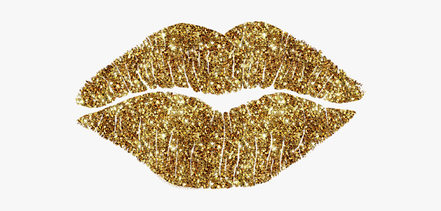 Gold Lips Png - Rose Gold Glitter Clipart, Transparent Png is free transpar...