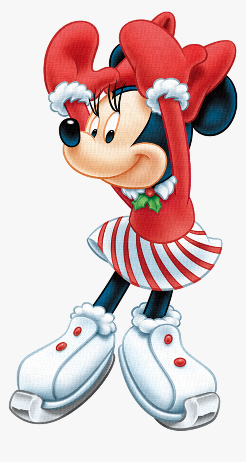 Minnie Mouse Christmas Clipart, HD Png Download, Free Download