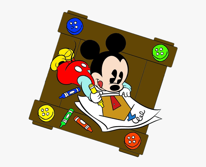 Disney Channel Cliparts - Baby Mickey Mouse, HD Png Download, Free Download