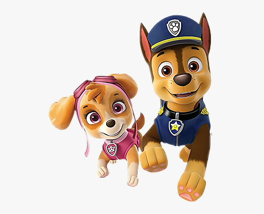 Paw Patrol Chase Y Skye - Skye And Chase Paw Patrol, HD Png Download, Free Download