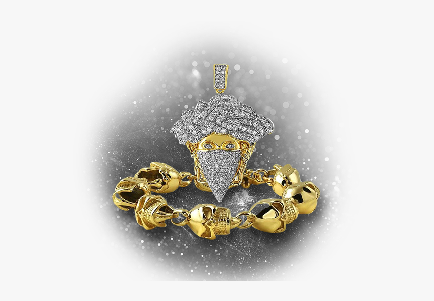 Rapper Gold Chain Png - Illustration, Transparent Png, Free Download