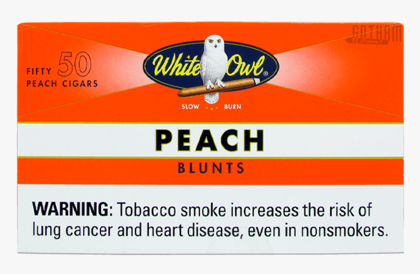 White Owl Blunt Peach Box - Label, HD Png Download, Free Download